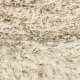 ZUIVER Curly gulvtppe, rektangulr - beige HSPP/polyester/uld (160x230)