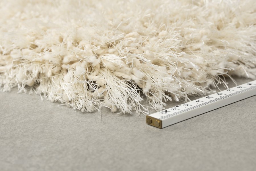 ZUIVER Curly gulvtppe, rektangulr - beige HSPP/polyester/uld (160x230)