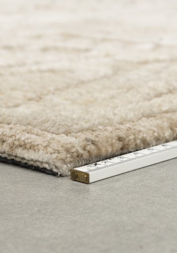 WHITE LABEL LIVING Cuzco gulvtppe, rektangulr - beige polyester (160x230)