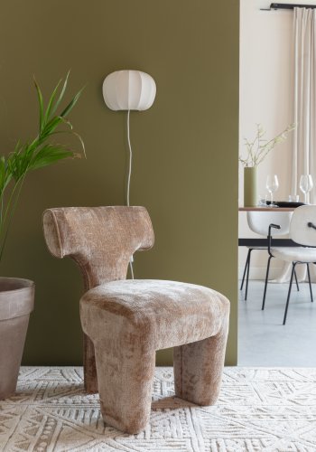 WHITE LABEL LIVING Cuzco gulvtppe, rektangulr - beige polyester (160x230)