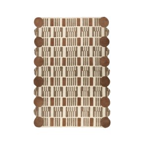 WHITE LABEL LIVING Mundra gulvtppe, rektangulr - beige uld (160x230)