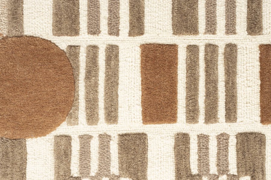 WHITE LABEL LIVING Mundra gulvtppe, rektangulr - beige uld (160x230)