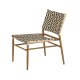 VENTURE DESIGN Calapan udendrs loungestol - beige/brun polyrattan og natur aluminium