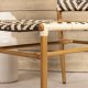 VENTURE DESIGN Calapan udendrs loungestol - beige/brun polyrattan og natur aluminium
