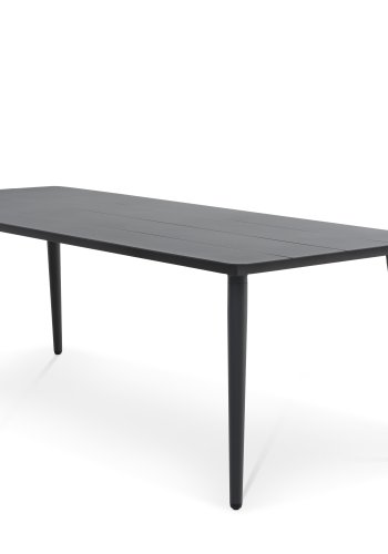 Korfu havebord, rektangulr - antracitgr aluminium (220x90)