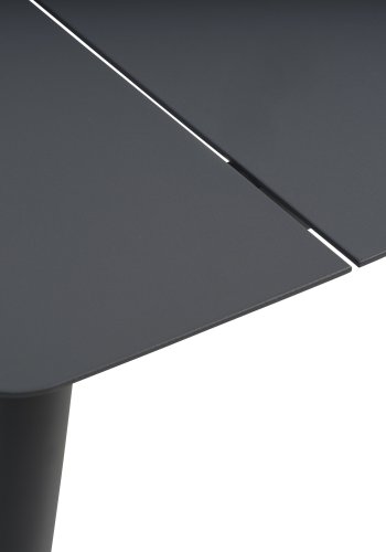 Korfu havebord, rektangulr - antracitgr aluminium (220x90)