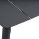Korfu havebord, rektangulr - antracitgr aluminium (220x90)