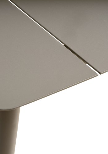 Korfu havebord, rektangulr - stone gr aluminium (220x90)