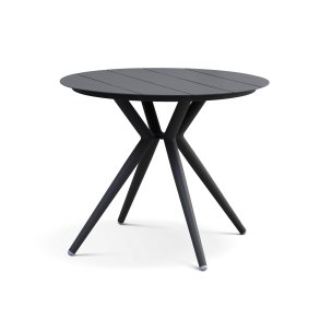 Korfu havebord, rund - antracitgr aluminium (90)