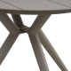 Korfu havebord, rund - stone gr aluminium (90)