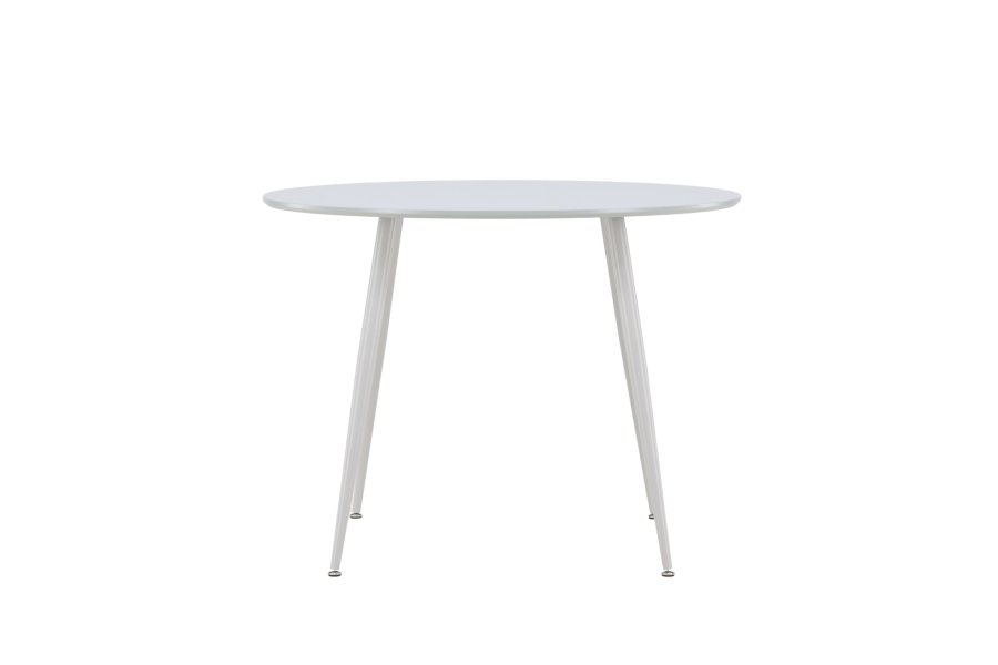 VENTURE DESIGN Plaza spisebord, rund - gr MDF og stl (100)