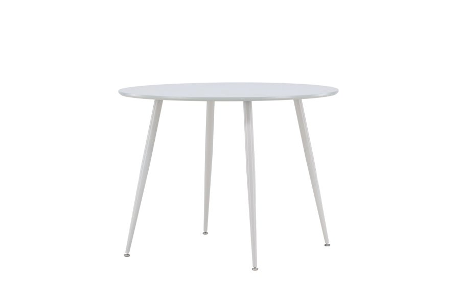 VENTURE DESIGN Plaza spisebord, rund - gr MDF og stl (100)