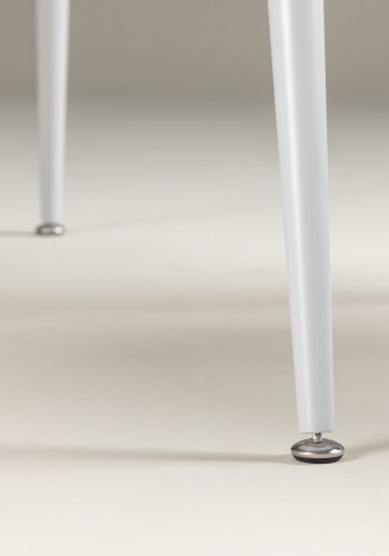 VENTURE DESIGN Plaza spisebord, rund - gr MDF og stl (100)