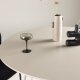 VENTURE DESIGN Plaza spisebord, rund - beige MDF og stl (120)