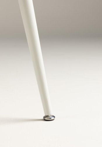 VENTURE DESIGN Plaza spisebord, rund - beige MDF og stl (120)