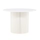 VENTURE DESIGN Härön spisebord, rund - hvid MDF og stl (110)