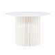 VENTURE DESIGN Härön spisebord, rund - hvid MDF og stl (110)