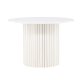 VENTURE DESIGN Härön spisebord, rund - hvid MDF og stl (110)