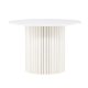 VENTURE DESIGN Härön spisebord, rund - hvid MDF og stl (110)