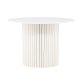 VENTURE DESIGN Härön spisebord, rund - hvid MDF og stl (110)