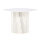 VENTURE DESIGN Härön spisebord, rund - hvid MDF og stl (110)