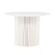 VENTURE DESIGN Härön spisebord, rund - hvid MDF og stl (110)