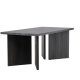 VIND COLLECTION Bassholmen spisebord, rektangulr - sort MDF (90x180)