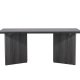 VIND COLLECTION Bassholmen spisebord, rektangulr - sort MDF (90x180)