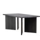 VIND COLLECTION Bassholmen spisebord, rektangulr - sort MDF (90x180)