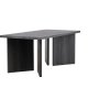 VIND COLLECTION Bassholmen spisebord, rektangulr - sort MDF (90x180)