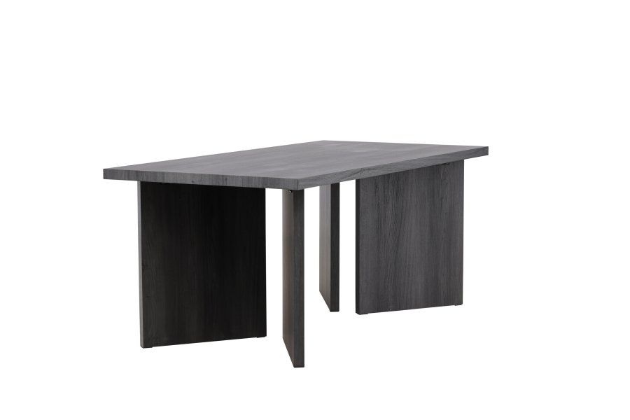 VIND COLLECTION Bassholmen spisebord, rektangulr - sort MDF (90x180)