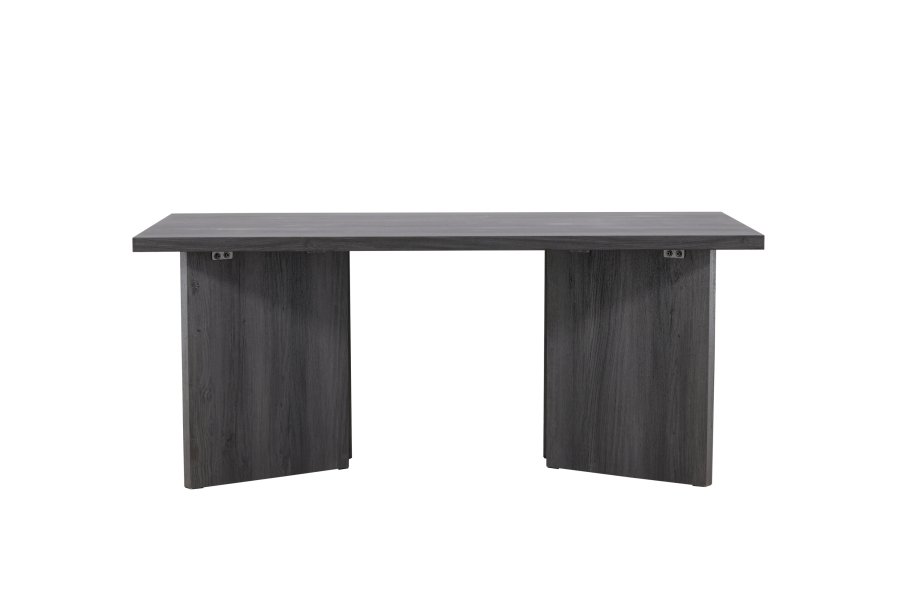 VIND COLLECTION Bassholmen spisebord, rektangulr - sort MDF (90x180)