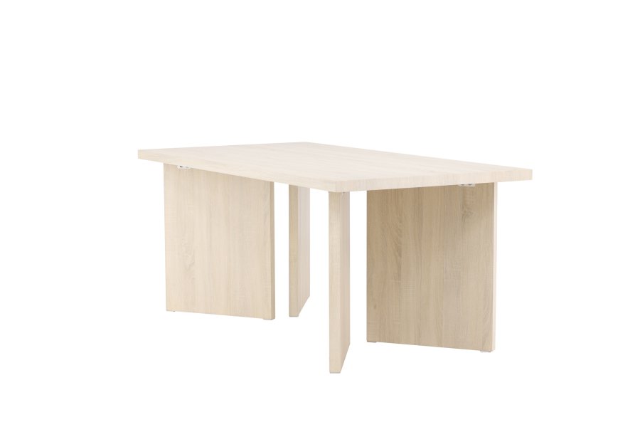 VIND COLLECTION Bassholmen spisebord, rektangul�r - hvidvasket MDF (90x180)