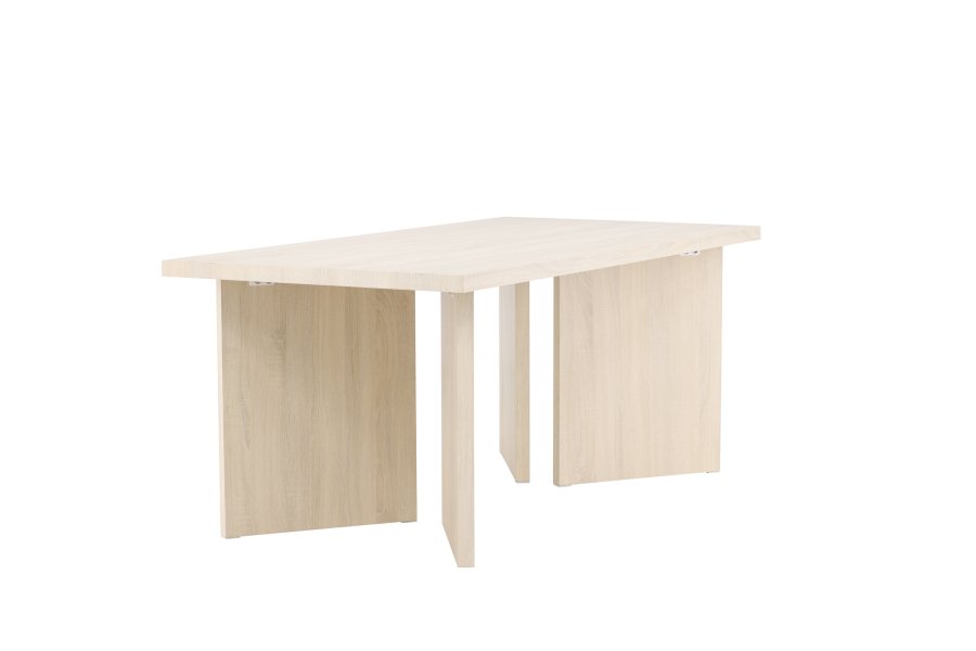 VIND COLLECTION Bassholmen spisebord, rektangul�r - hvidvasket MDF (90x180)
