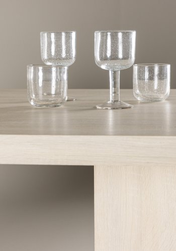 VIND COLLECTION Bassholmen spisebord, rektangul�r - hvidvasket MDF (90x180)