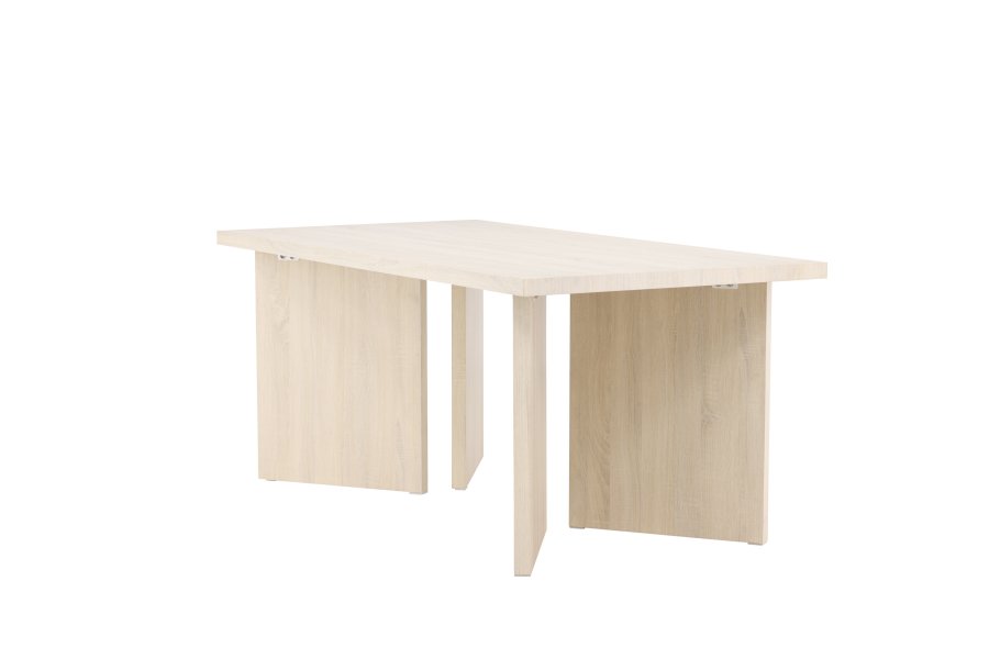 VIND COLLECTION Bassholmen spisebord, rektangul�r - hvidvasket MDF (90x180)
