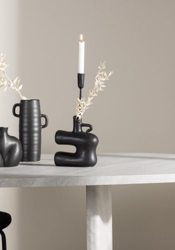 VENTURE DESIGN Grönvik spisebord - hvid betonlook MDF (220x100)