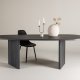 VENTURE DESIGN Grönvik spisebord - sort MDF (220x100)