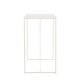 VENTURE DESIGN Brea barbord, rektangulr - beige MDF og stl (60x120)
