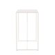 VENTURE DESIGN Brea barbord, rektangulr - beige MDF og stl (60x120)