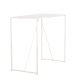 VENTURE DESIGN Brea barbord, rektangulr - beige MDF og stl (60x120)