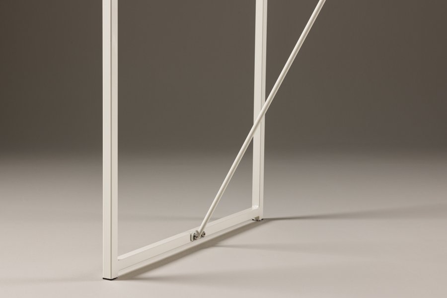 VENTURE DESIGN Brea barbord, rektangulr - beige MDF og stl (60x120)