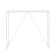 VENTURE DESIGN Brea barbord, rektangulr - beige MDF og stl (60x120)