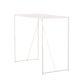 VENTURE DESIGN Brea barbord, rektangulr - beige MDF og stl (60x120)