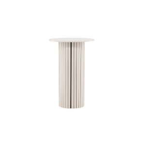 VENTURE DESIGN Härön barbord, runde - hvidvasket MDF og stl (70)