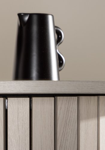 VENTURE DESIGN Härön barbord, runde - hvidvasket MDF og stl (70)