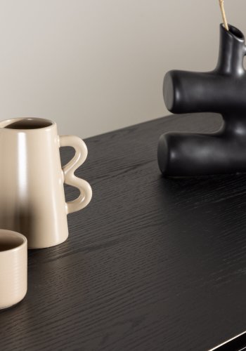 VENTURE DESIGN Vail barbord, rektangulr - sort MDF (120x60)