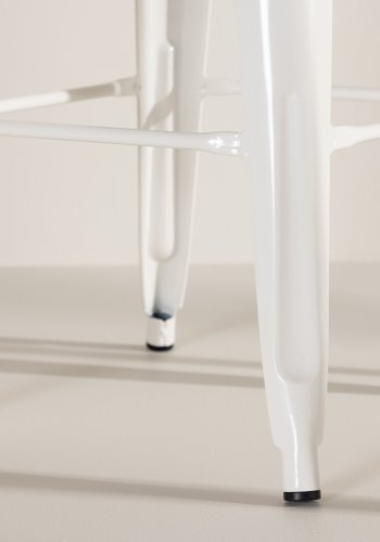 VENTURE DESIGN Tempe barstol, m. fodsttte - beige stl