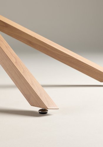 VENTURE DESIGN Piazza spisebord, rektangulr - mocca MDF og stl (90x180)