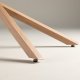 VENTURE DESIGN Piazza spisebord, rektangulr - mocca MDF og stl (90x180)